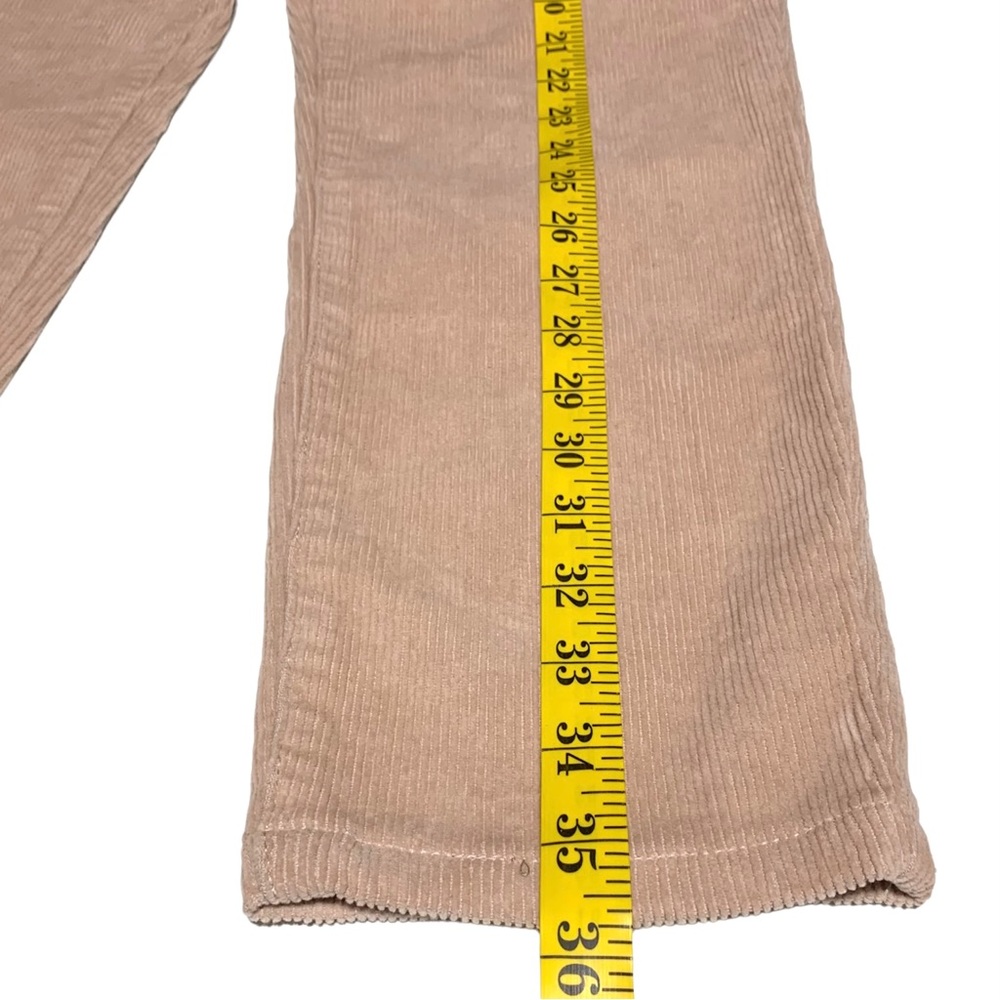 NWOT SWS Miami Blush Pink High Rise Corduroy Pants Size 11 Junior - Picture 12 of 13
